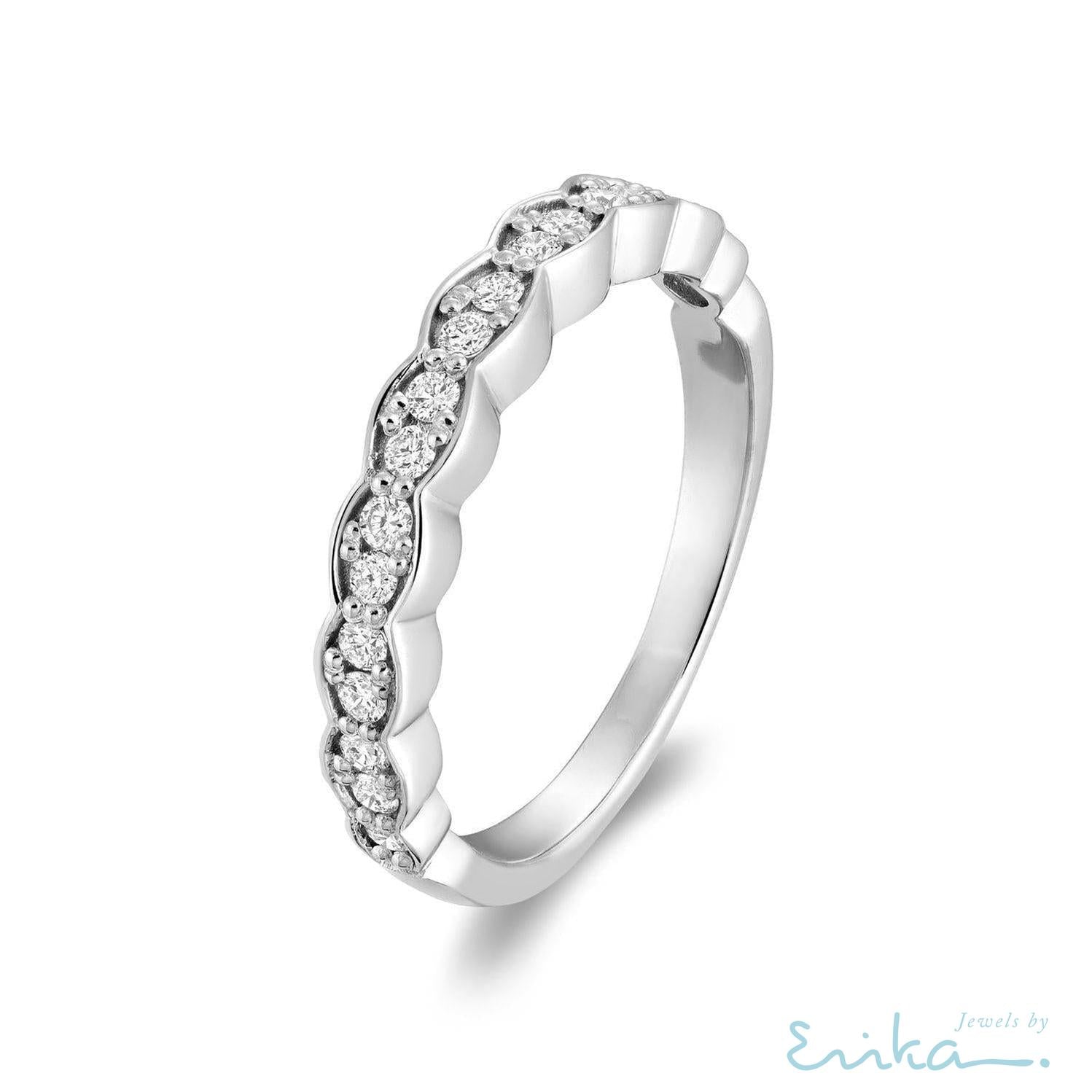 Marquise Illusion Semi Eternity Diamond Ring-RNB Jewellery