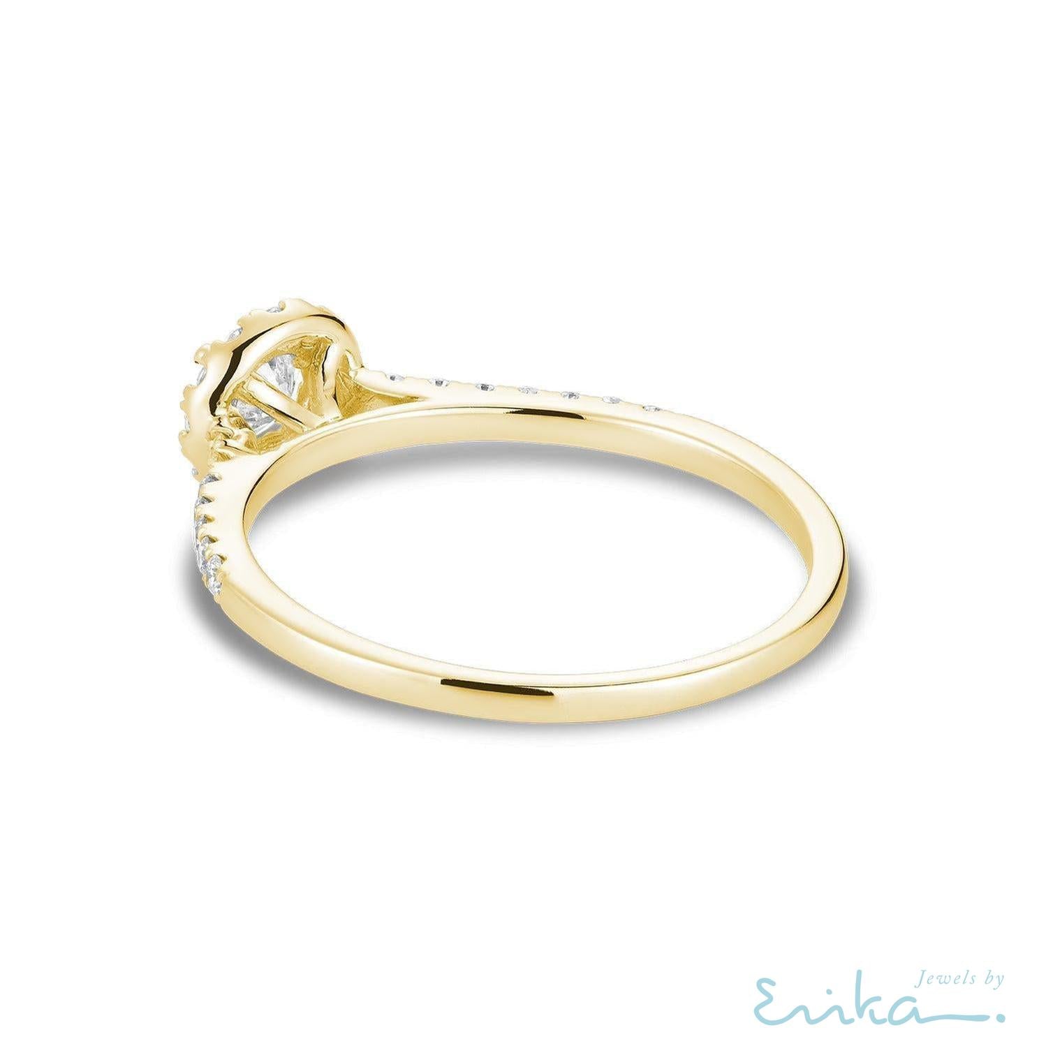 Round Diamond Halo Ring-RNB Jewellery