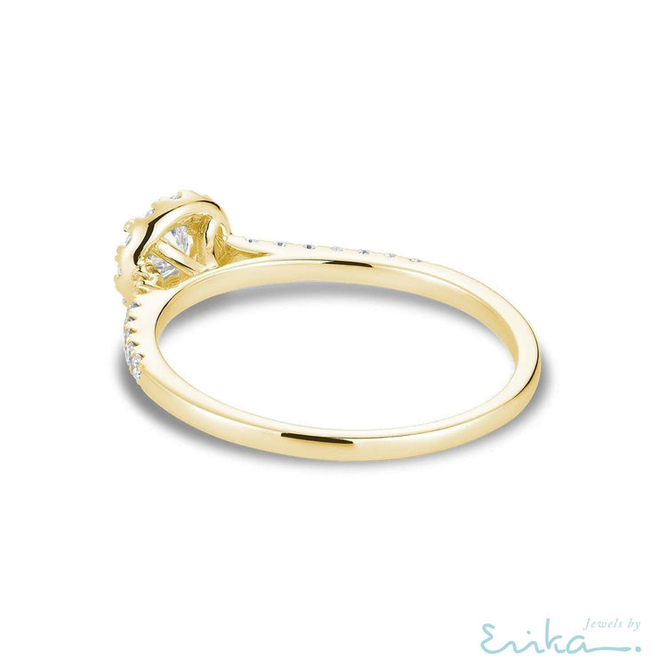 Round Diamond Halo Ring-RNB Jewellery