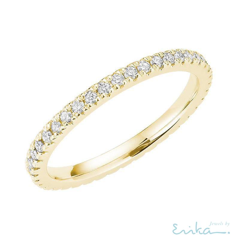 Semi Eternity Baguette and Round Diamond Ring-RNB Jewellery