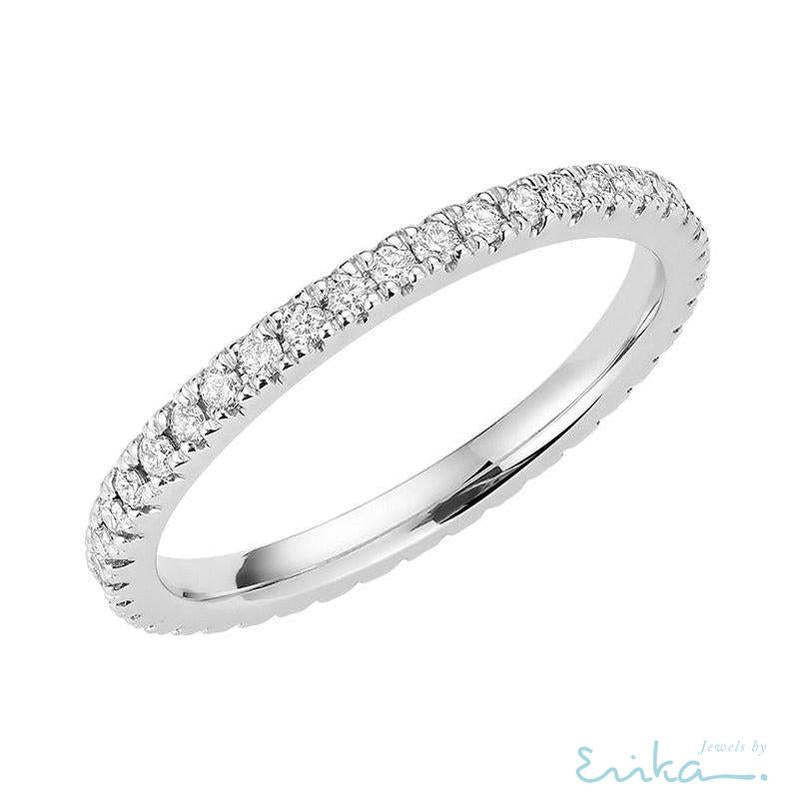 Semi Eternity Baguette and Round Diamond Ring-RNB Jewellery