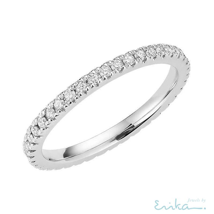 Semi Eternity Baguette and Round Diamond Ring-RNB Jewellery