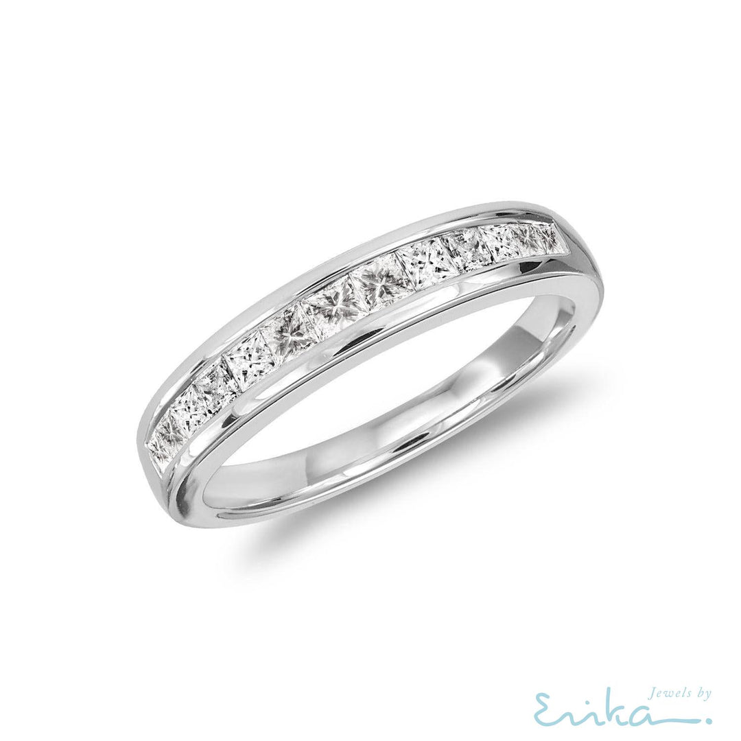 Semi Eternity Princess Channel Diamond Ring-RNB Jewellery