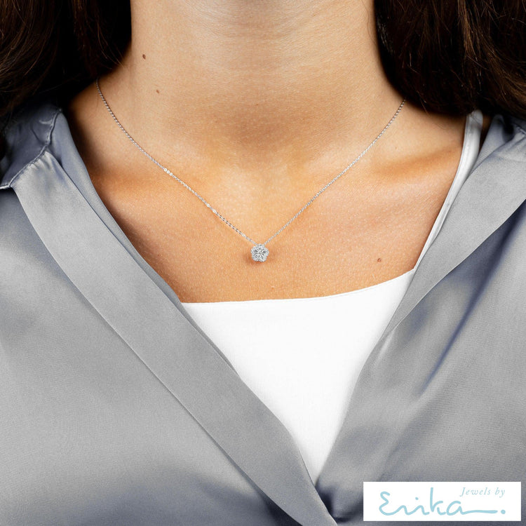 Flower Diamond Pendant-RNB Jewellery