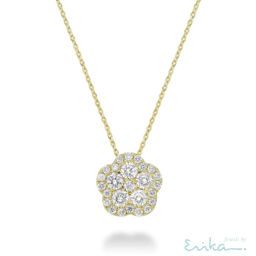 Flower Diamond Pendant-RNB Jewellery