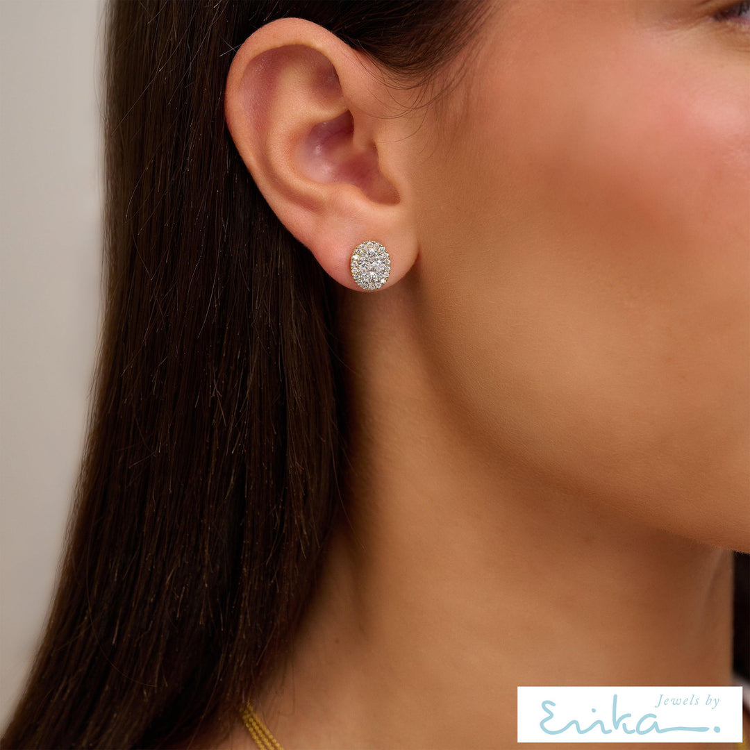 Diamond Earring - Boucle D'oreille en Diamant-RNB Jewellery