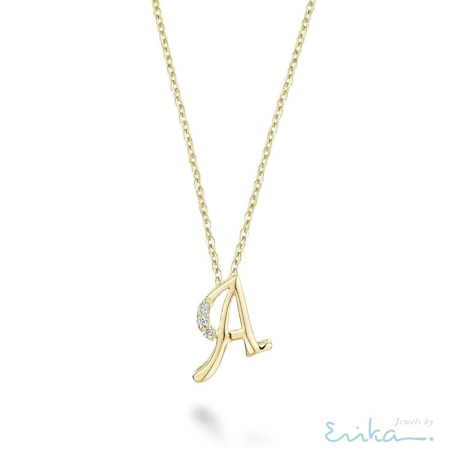 Mini Diamond Initials-RNB Jewellery