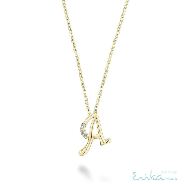Mini Diamond Initials-RNB Jewellery