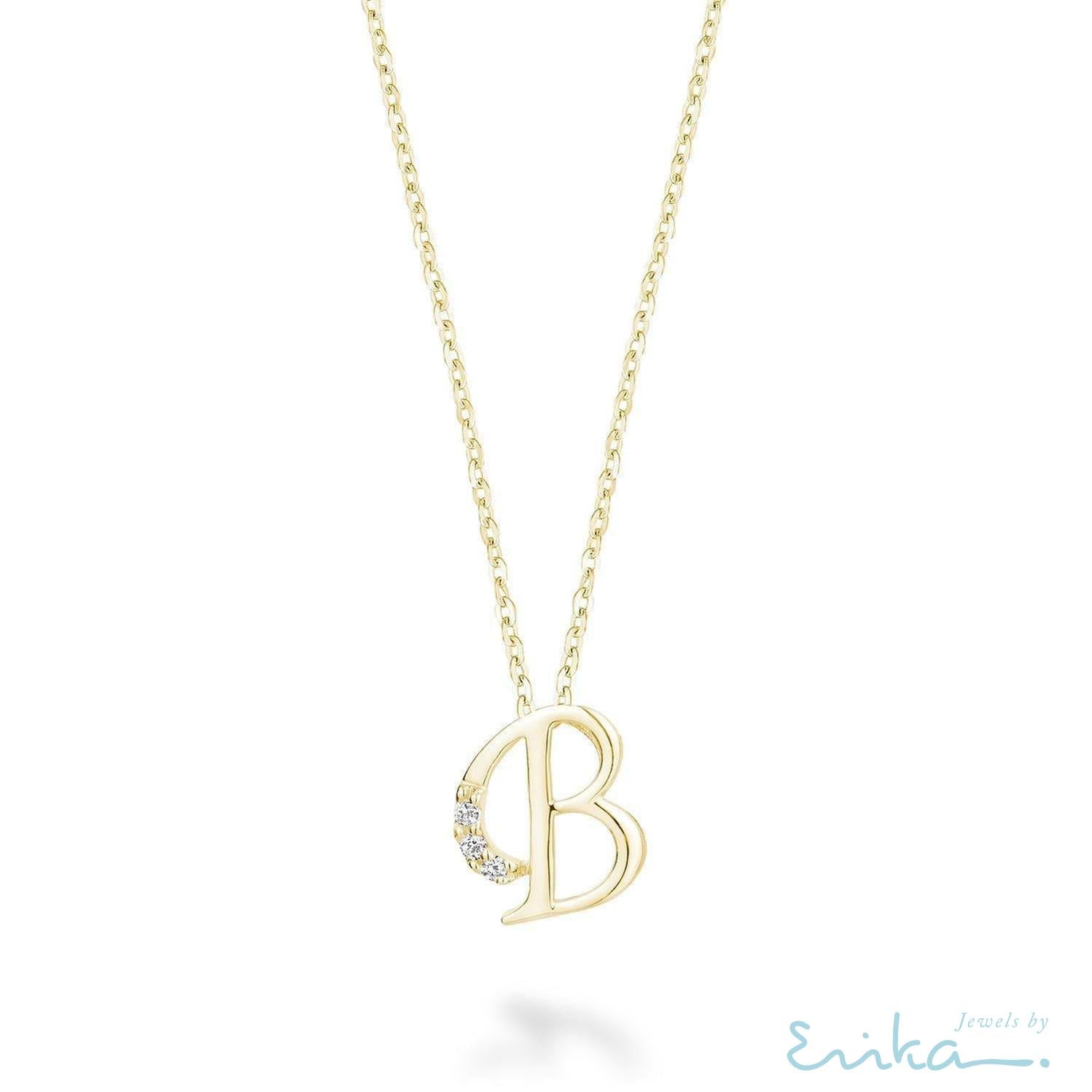Mini Diamond Initials-RNB Jewellery