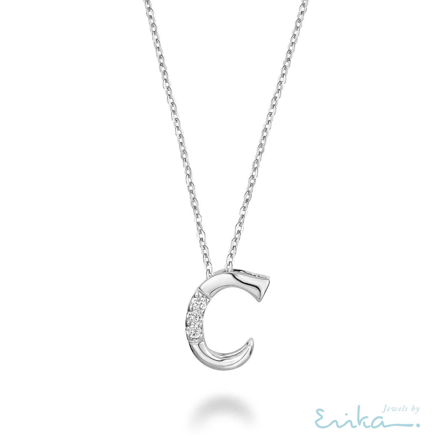 Mini Diamond Initials-RNB Jewellery