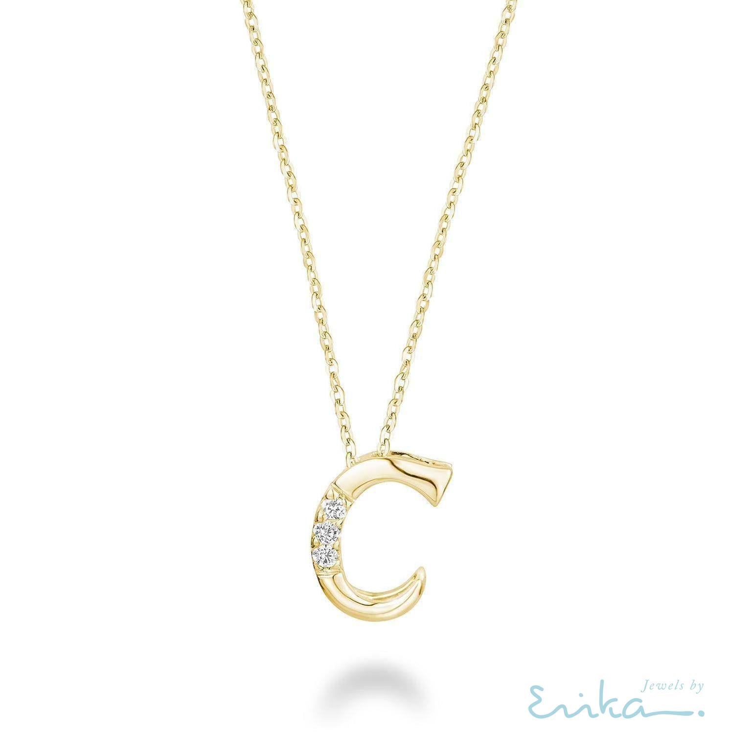 Mini Diamond Initials-RNB Jewellery