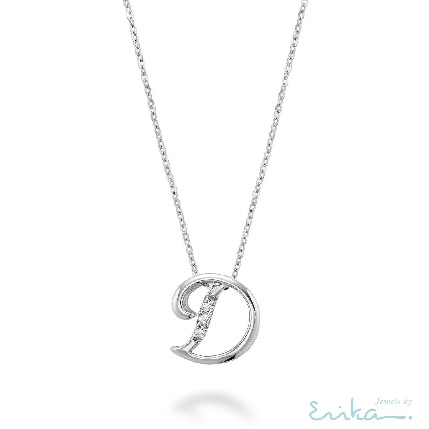 Mini Diamond Initials-RNB Jewellery