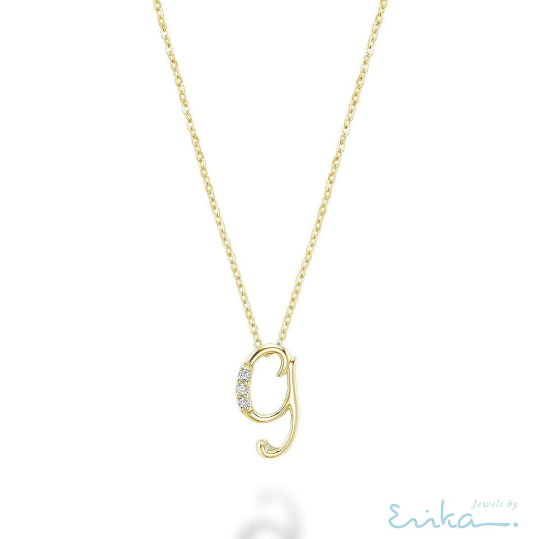 Mini Diamond Initials-RNB Jewellery