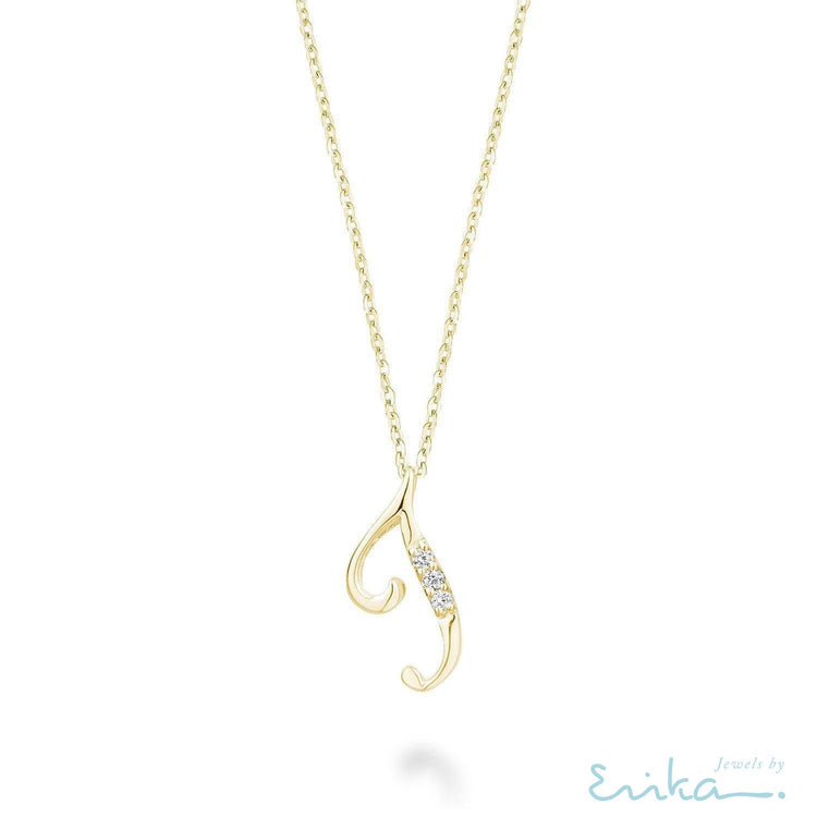 Mini Diamond Initials-RNB Jewellery