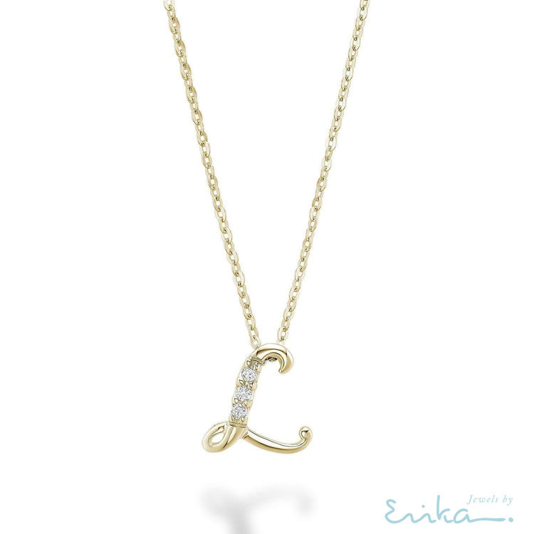 Mini Diamond Initials-RNB Jewellery