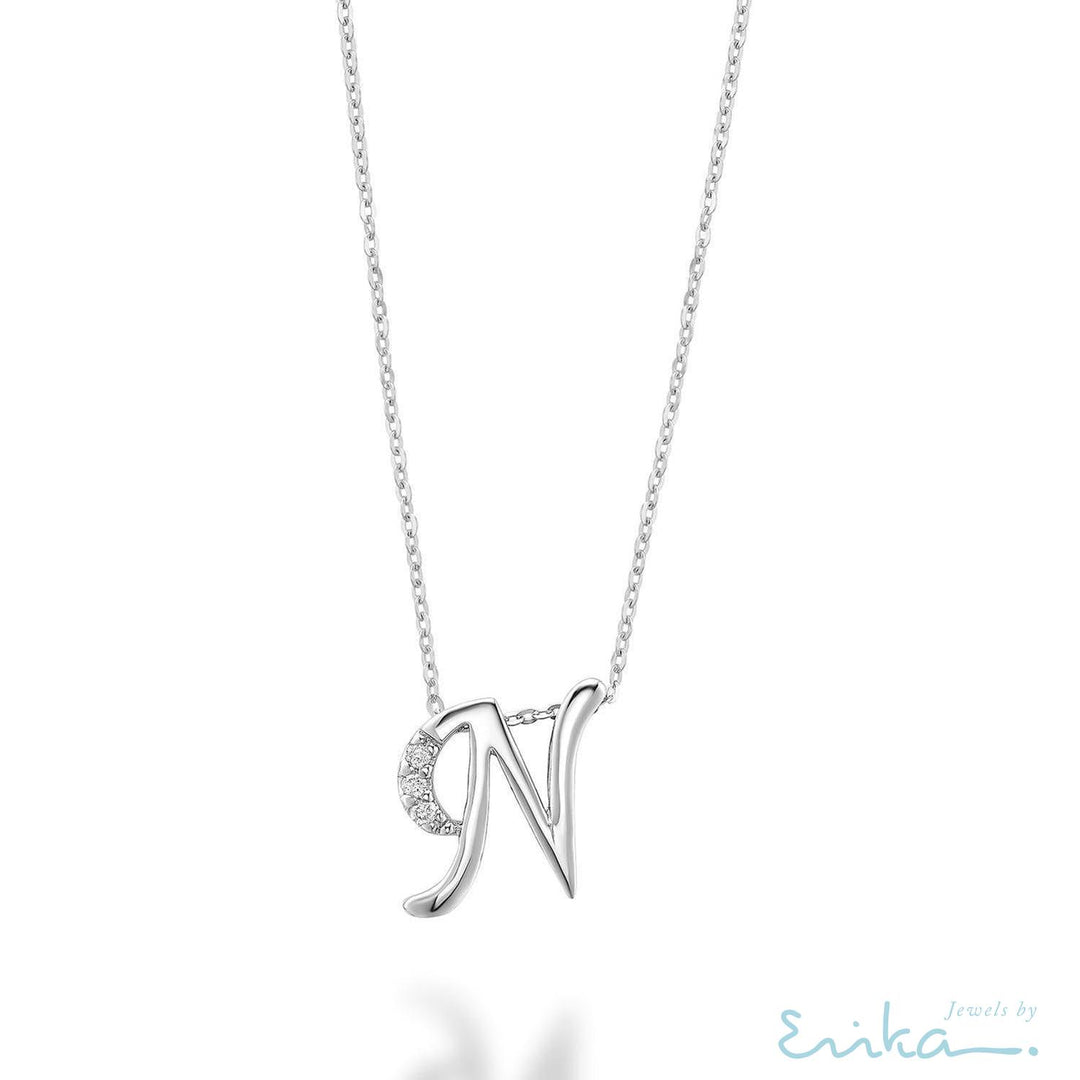 Mini Diamond Initials-RNB Jewellery