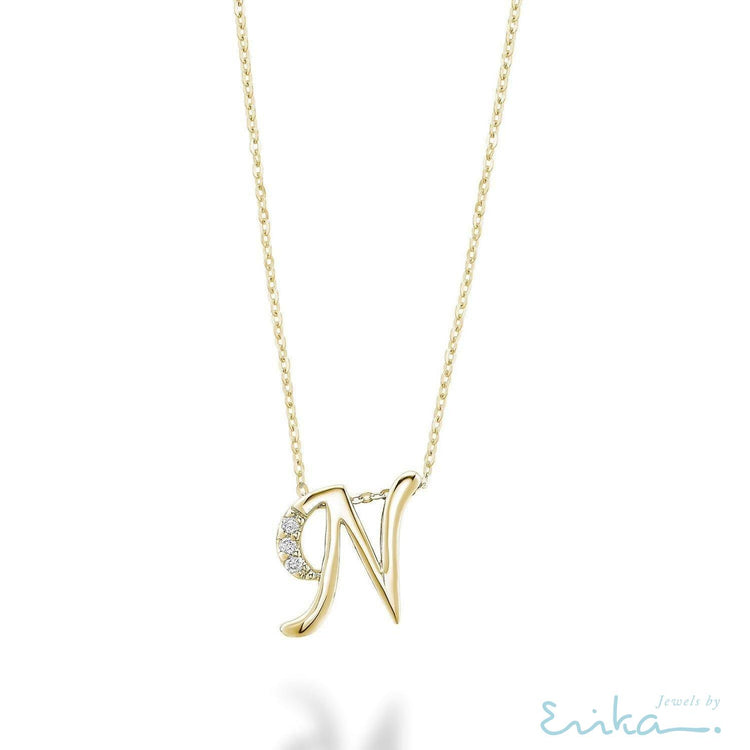 Mini Diamond Initials-RNB Jewellery