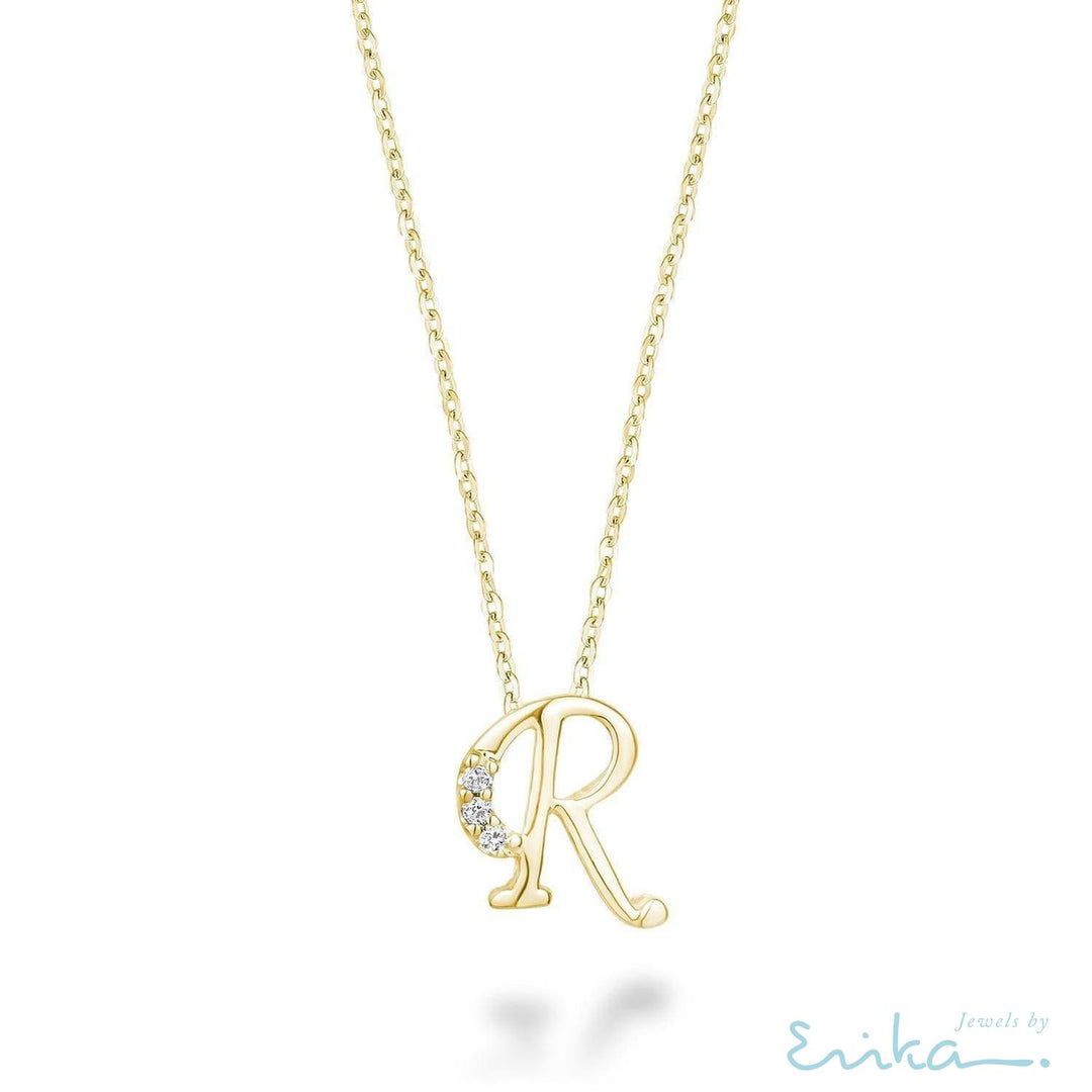 Mini Diamond Initials-RNB Jewellery