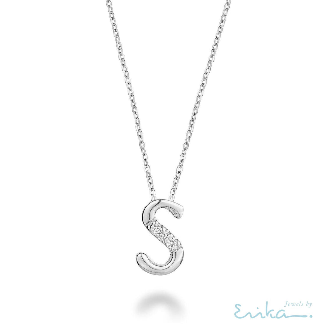 Mini Diamond Initials-RNB Jewellery