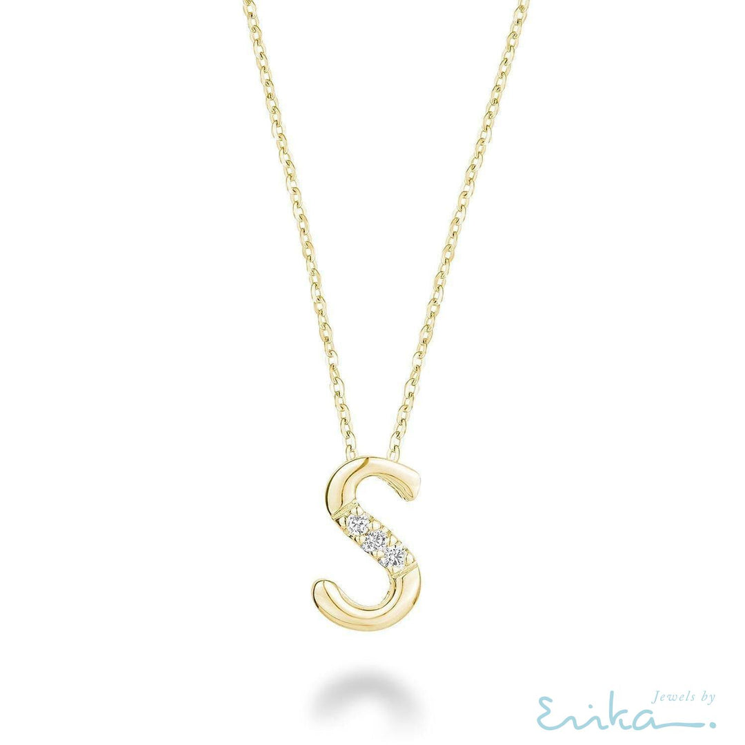 Mini Diamond Initials-RNB Jewellery