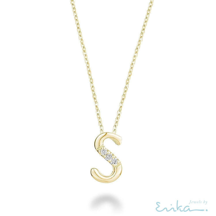 Mini Diamond Initials-RNB Jewellery