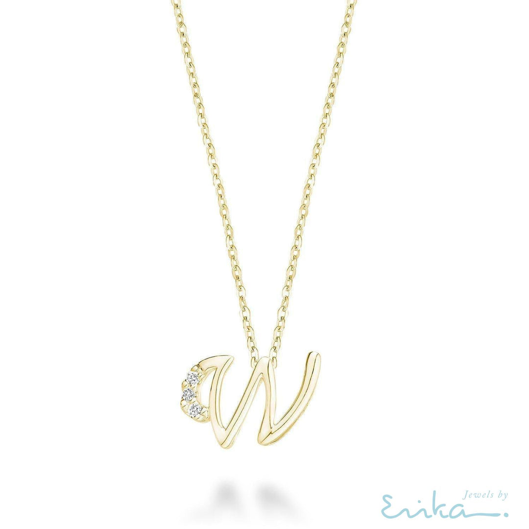 Mini Diamond Initials-RNB Jewellery