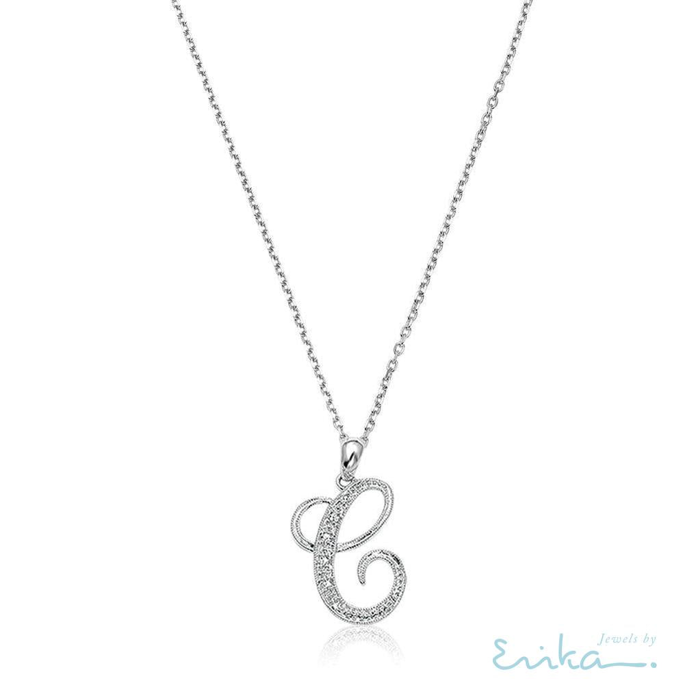 Script Diamond Initials-RNB Jewellery