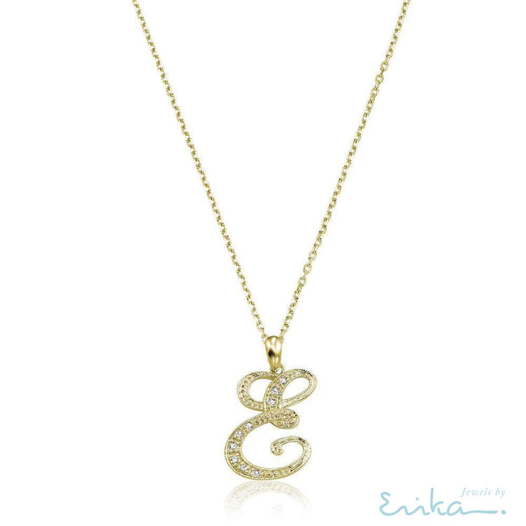 Script Diamond Initials-RNB Jewellery