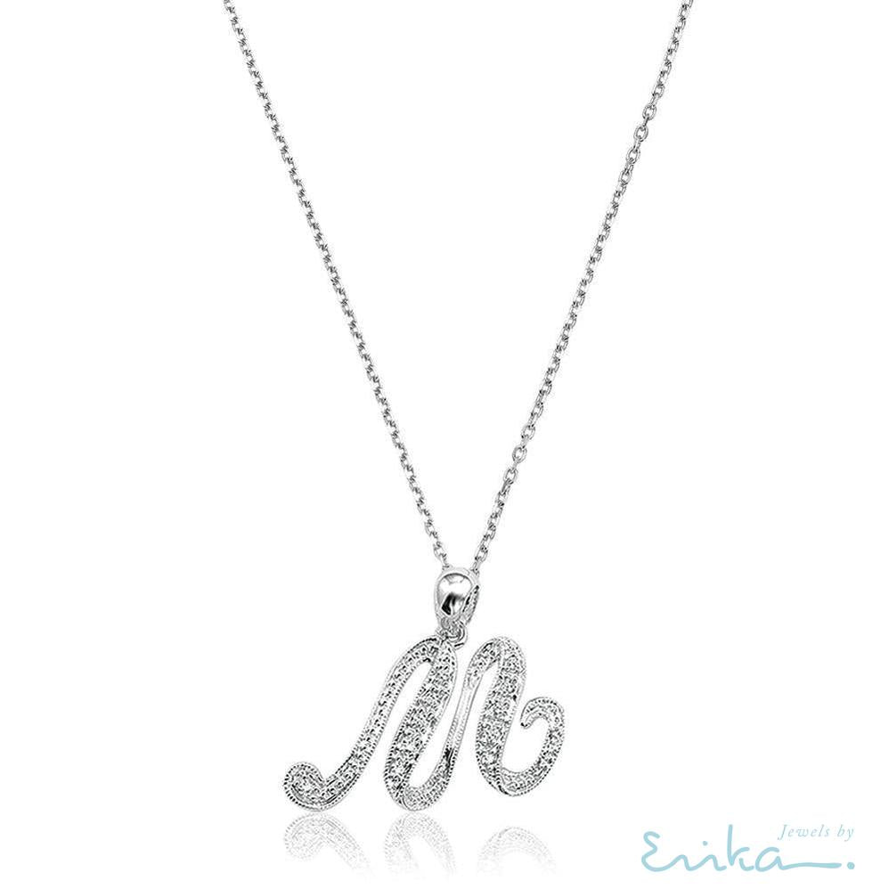 Script Diamond Initials-RNB Jewellery