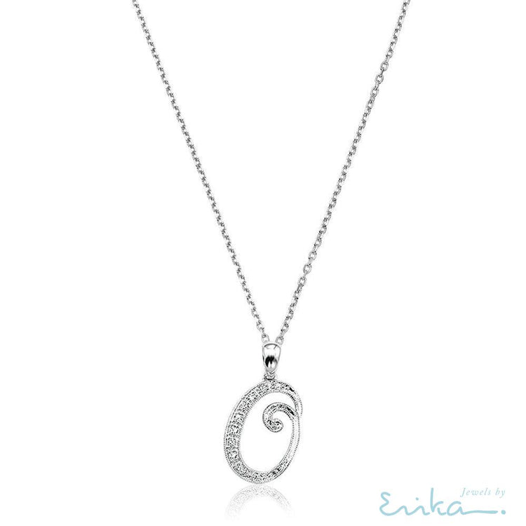 Script Diamond Initials-RNB Jewellery