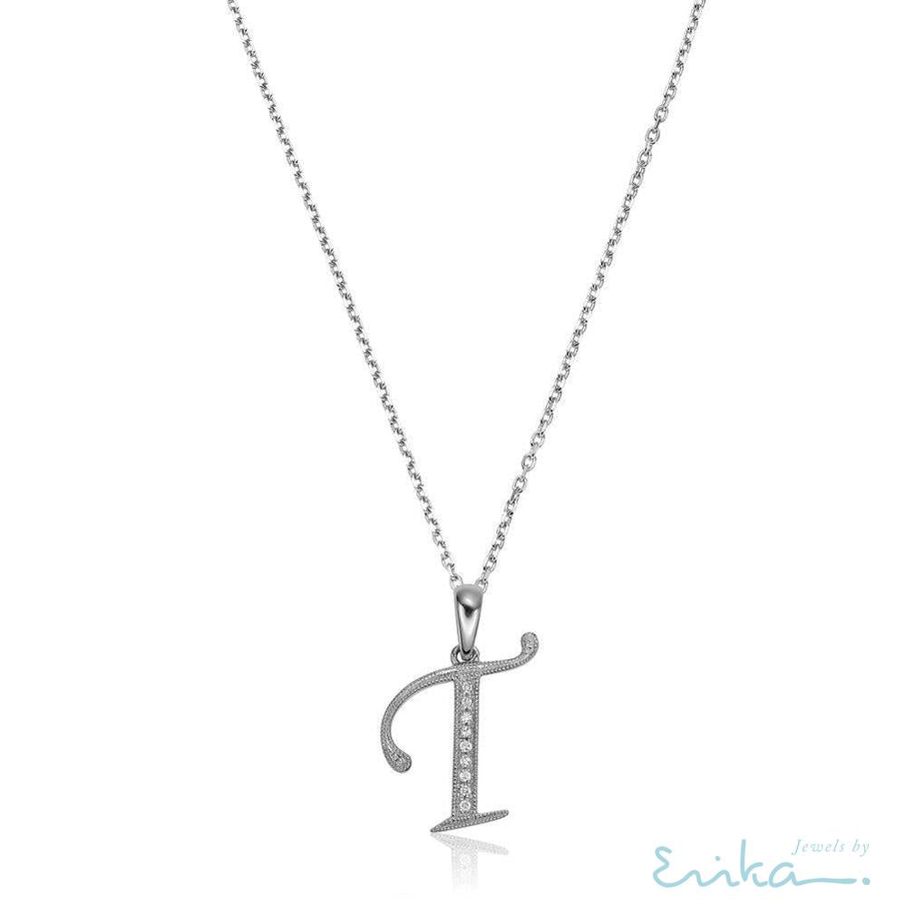 Script Diamond Initials-RNB Jewellery
