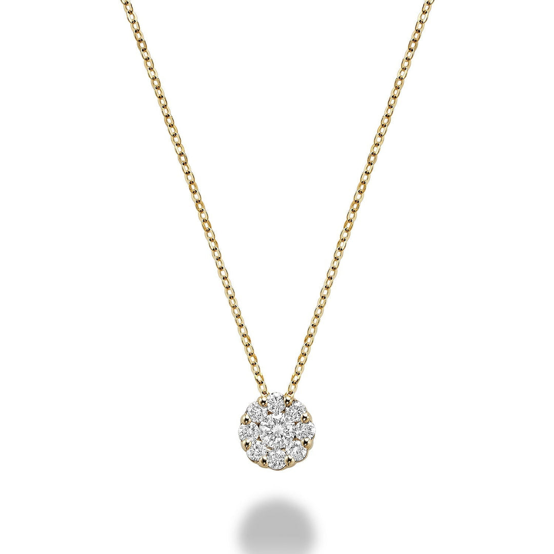 Cluster Diamond Pendant - RNB Jewellery