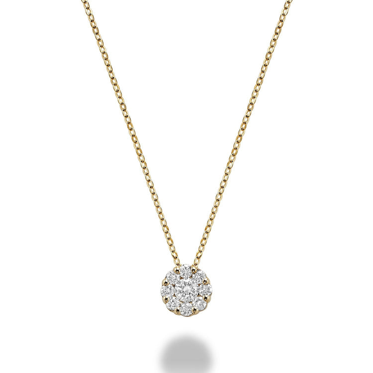 Cluster Diamond Pendant - RNB Jewellery