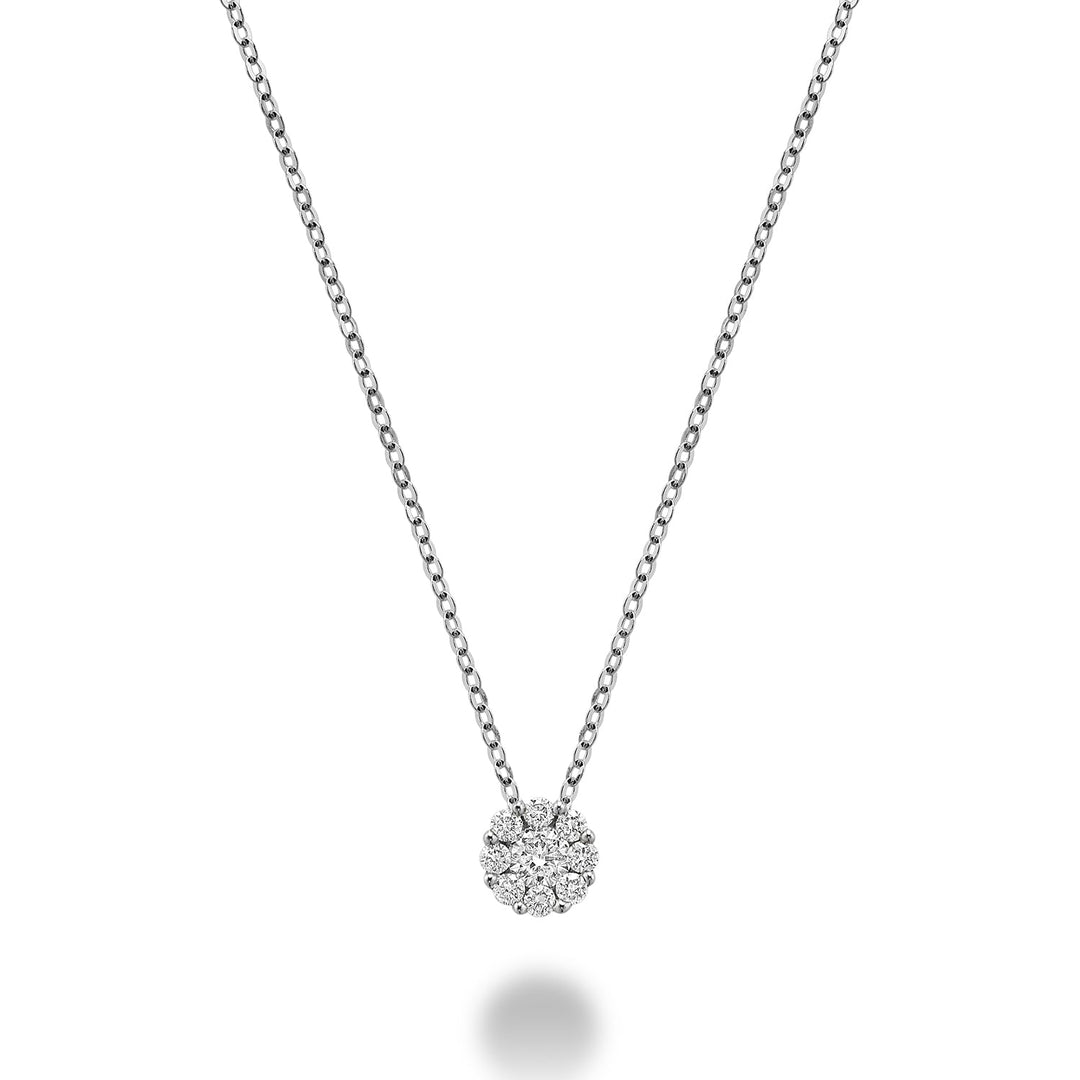 Cluster Diamond Pendant - RNB Jewellery