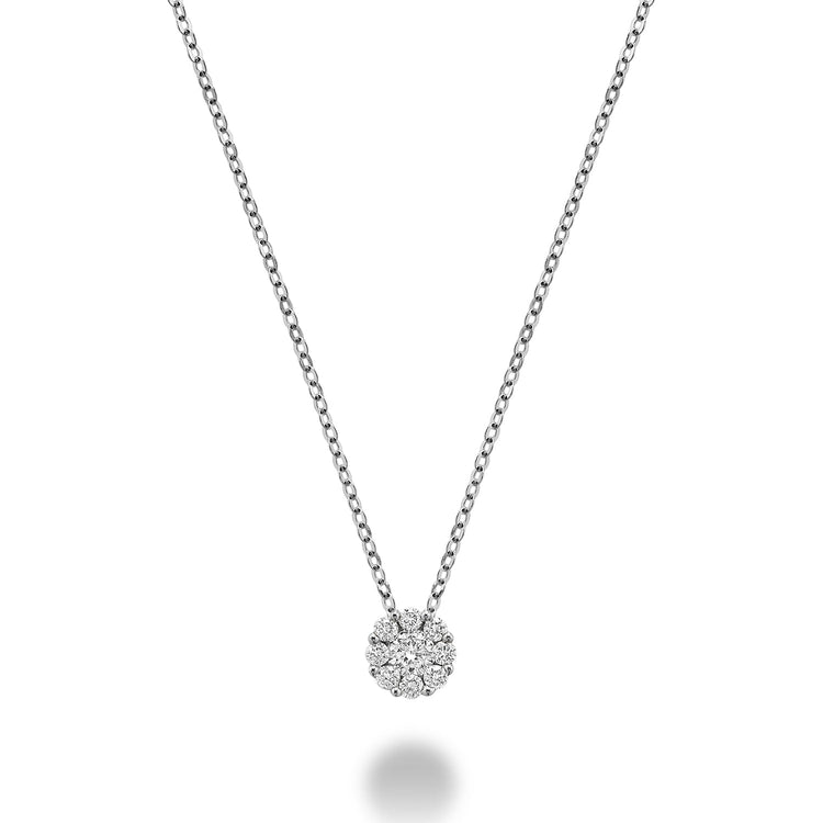 Cluster Diamond Pendant - RNB Jewellery