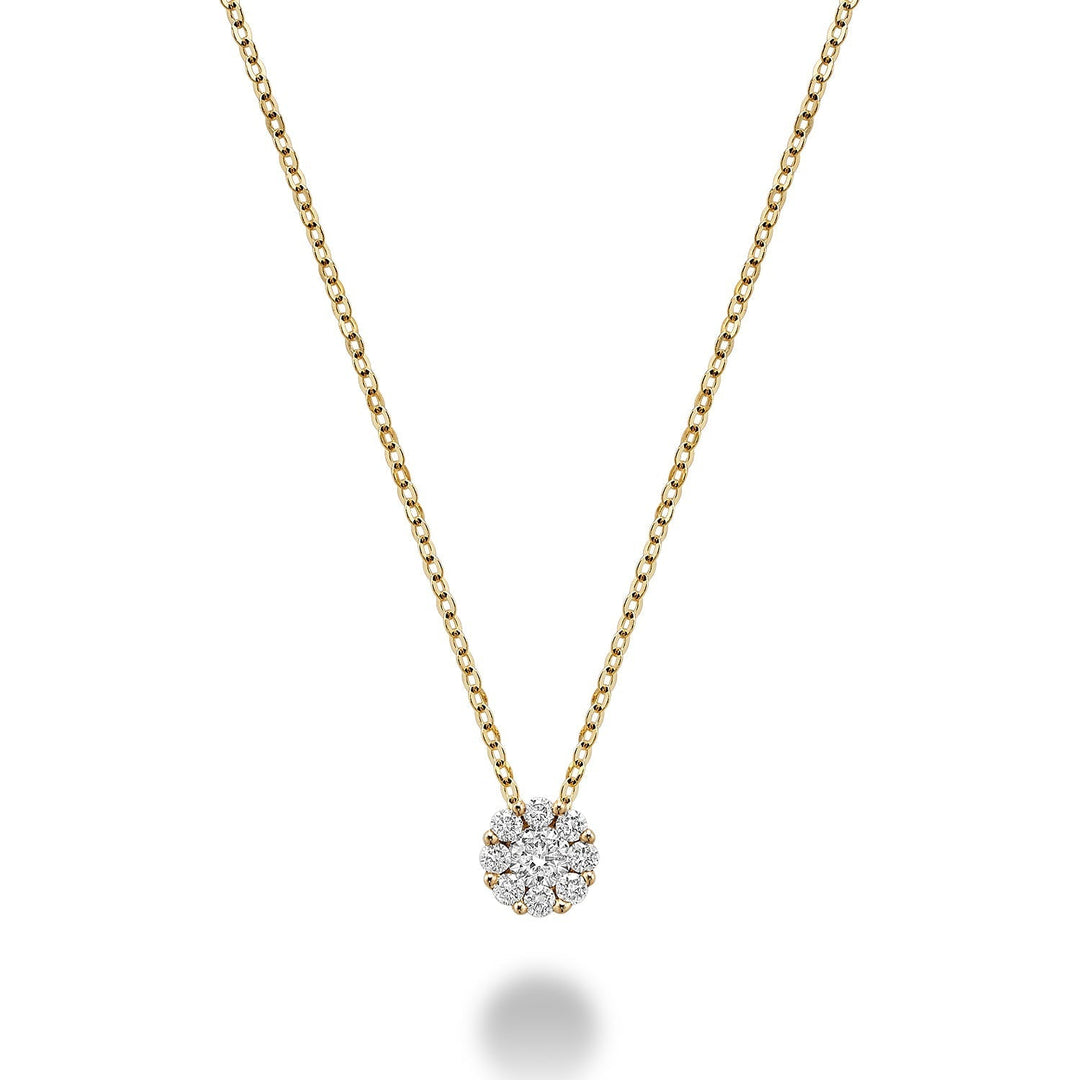 Cluster Diamond Pendant - RNB Jewellery