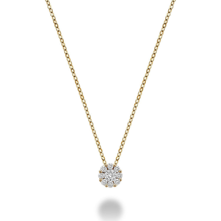 Cluster Diamond Pendant - RNB Jewellery