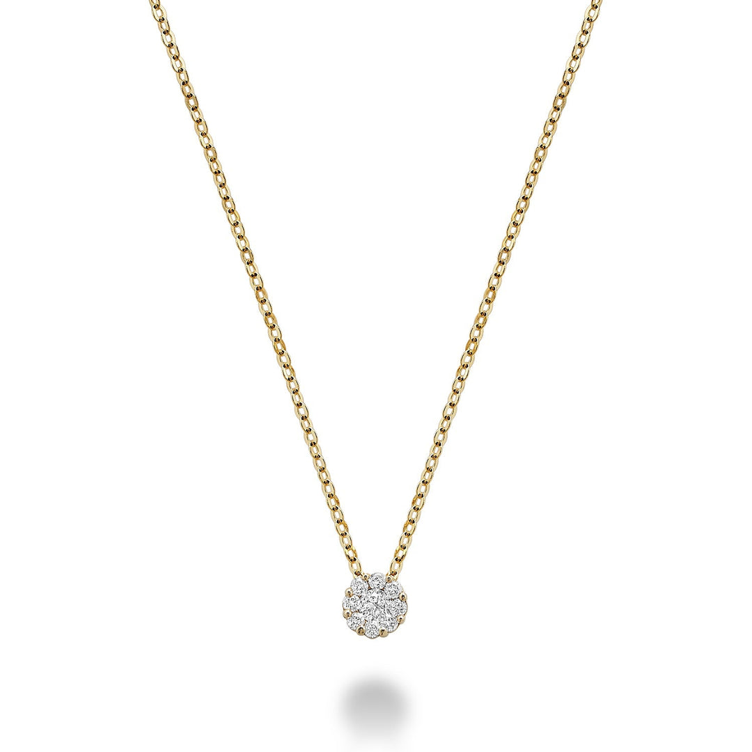 Cluster Diamond Pendant - RNB Jewellery