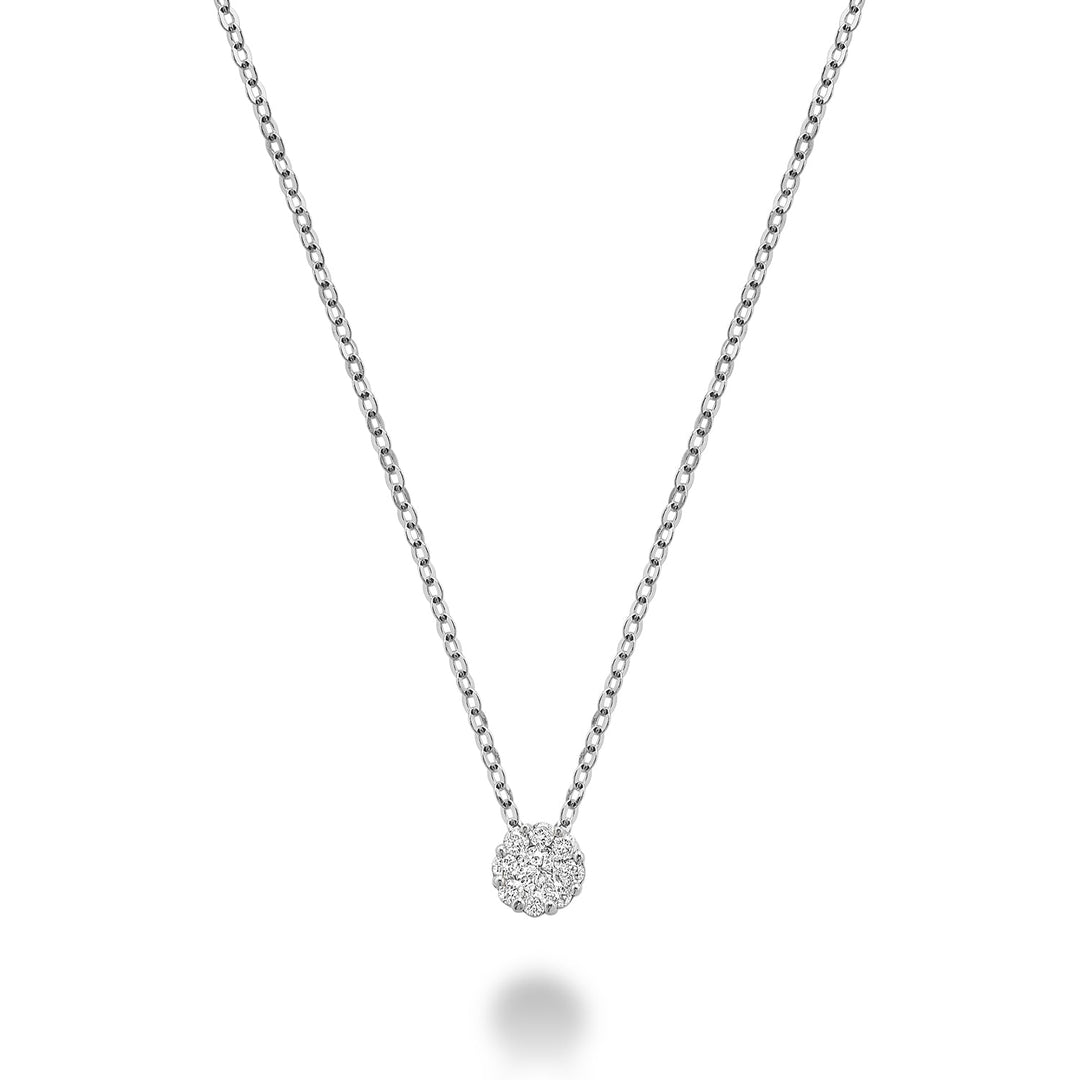 Cluster Diamond Pendant - RNB Jewellery