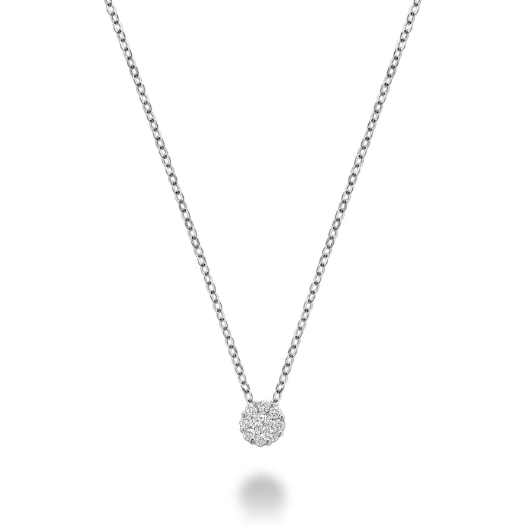 Cluster Diamond Pendant - RNB Jewellery