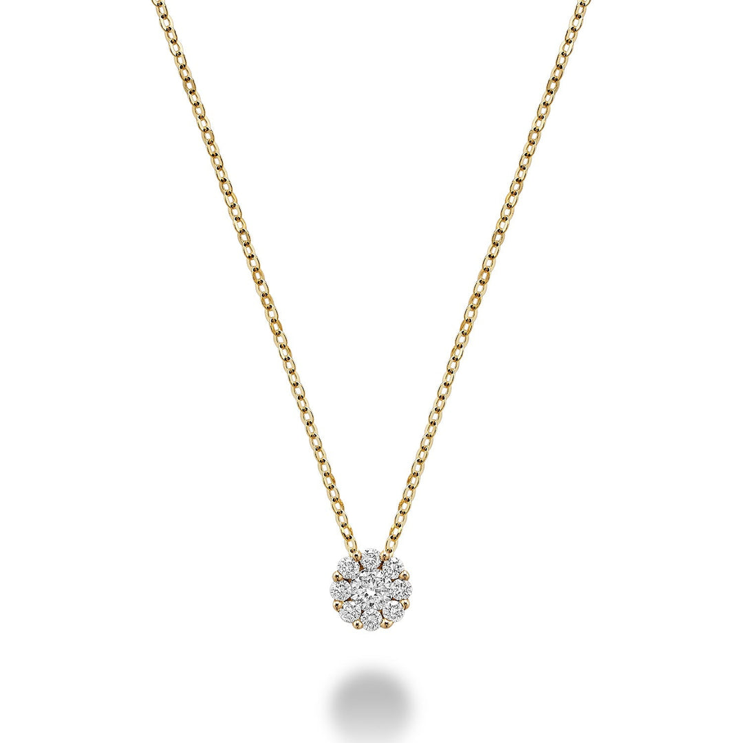 Cluster Diamond Pendant - RNB Jewellery