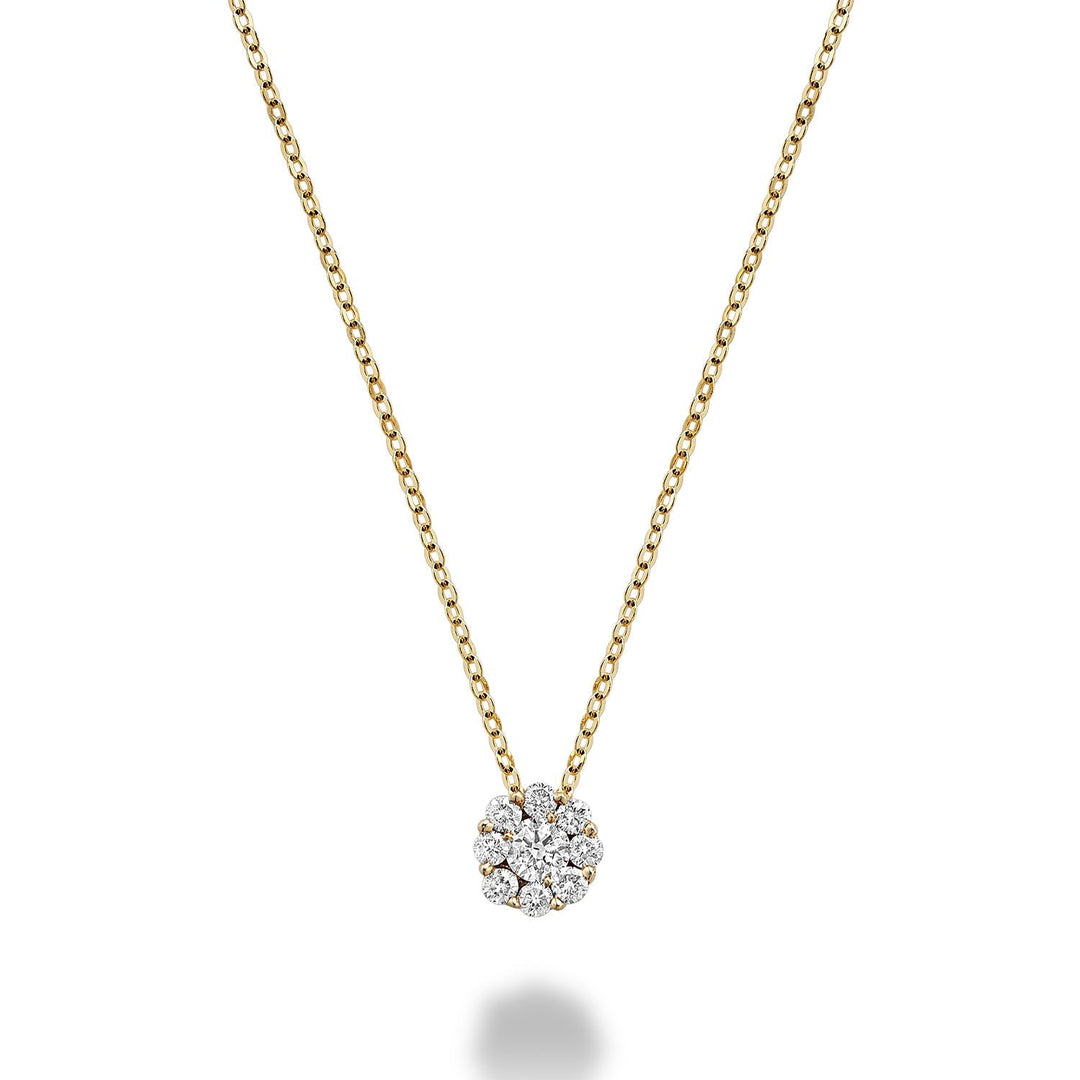 Cluster Diamond Pendant - RNB Jewellery