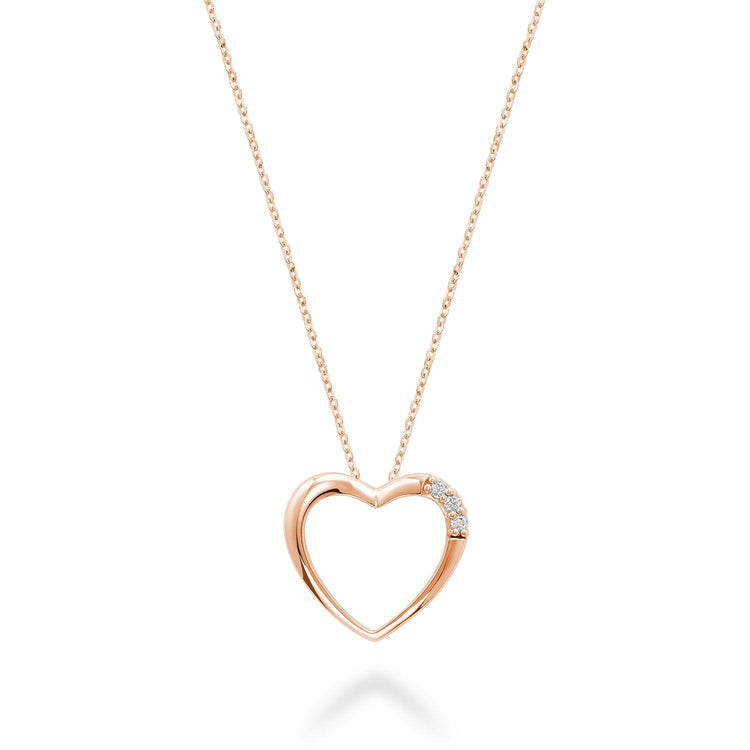 Diamond Heart Pendant - RNB Jewellery