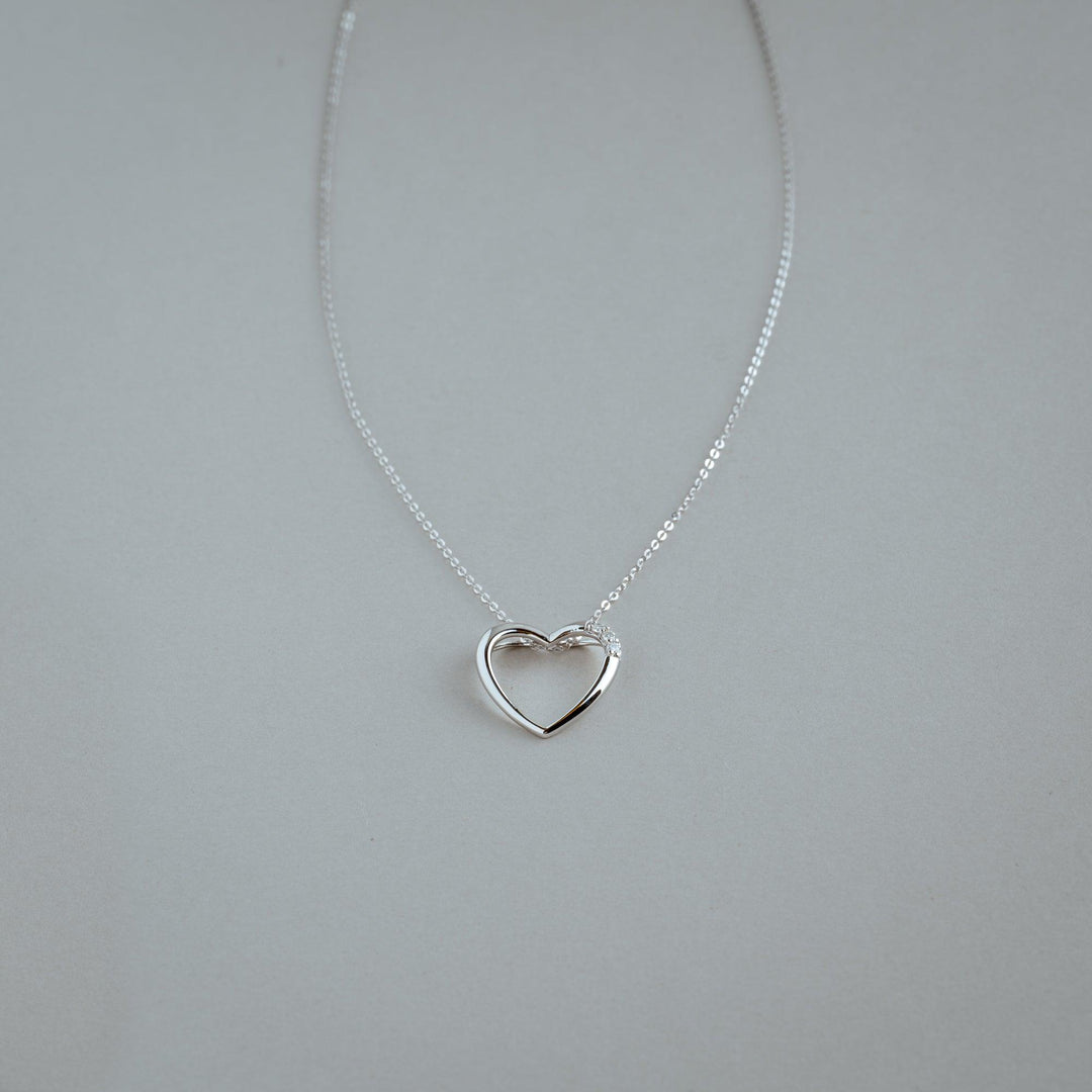 Diamond Heart Pendant - RNB Jewellery