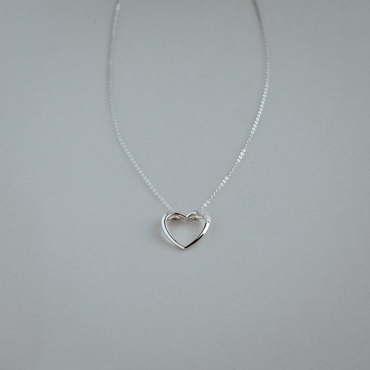 Diamond Heart Pendant - RNB Jewellery