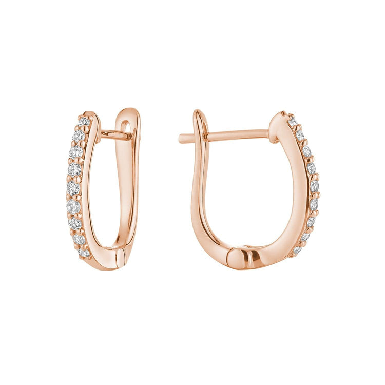 Diamond Huggie Earrings - RNB Jewellery