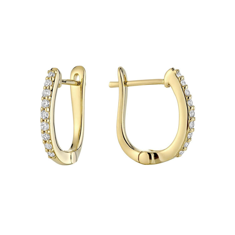 Diamond Huggie Earrings - RNB Jewellery