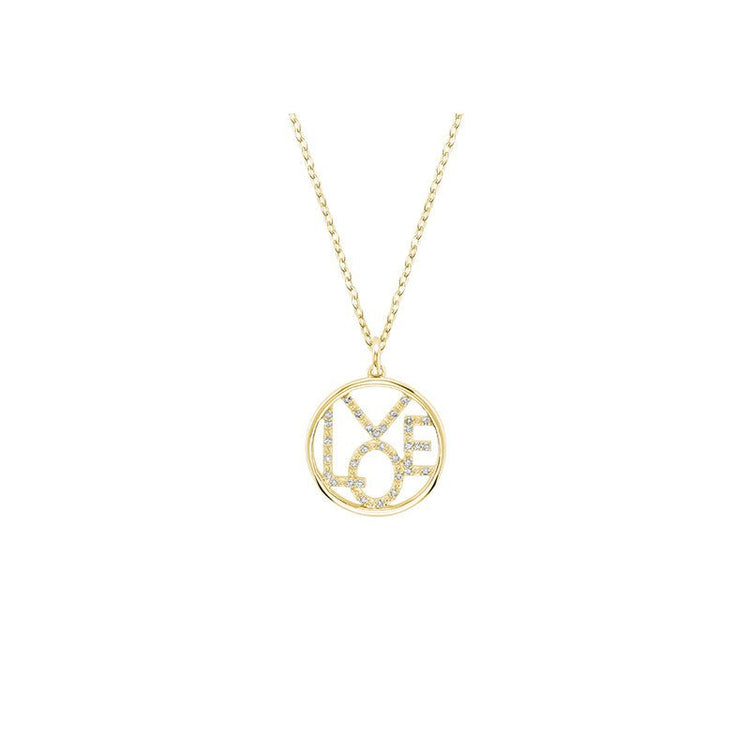 Diamond Love Pendant - RNB Jewellery