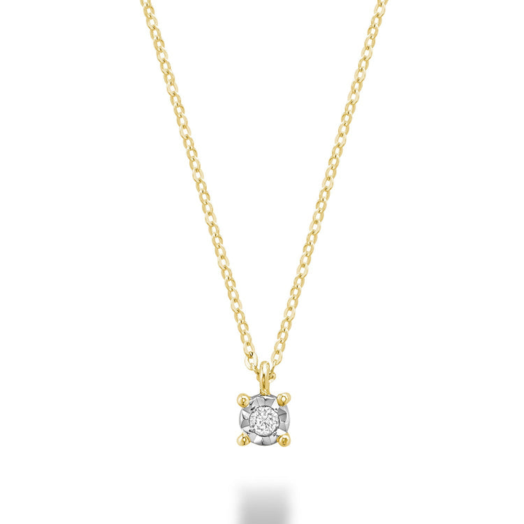 Illusion Diamond Pendant - RNB Jewellery