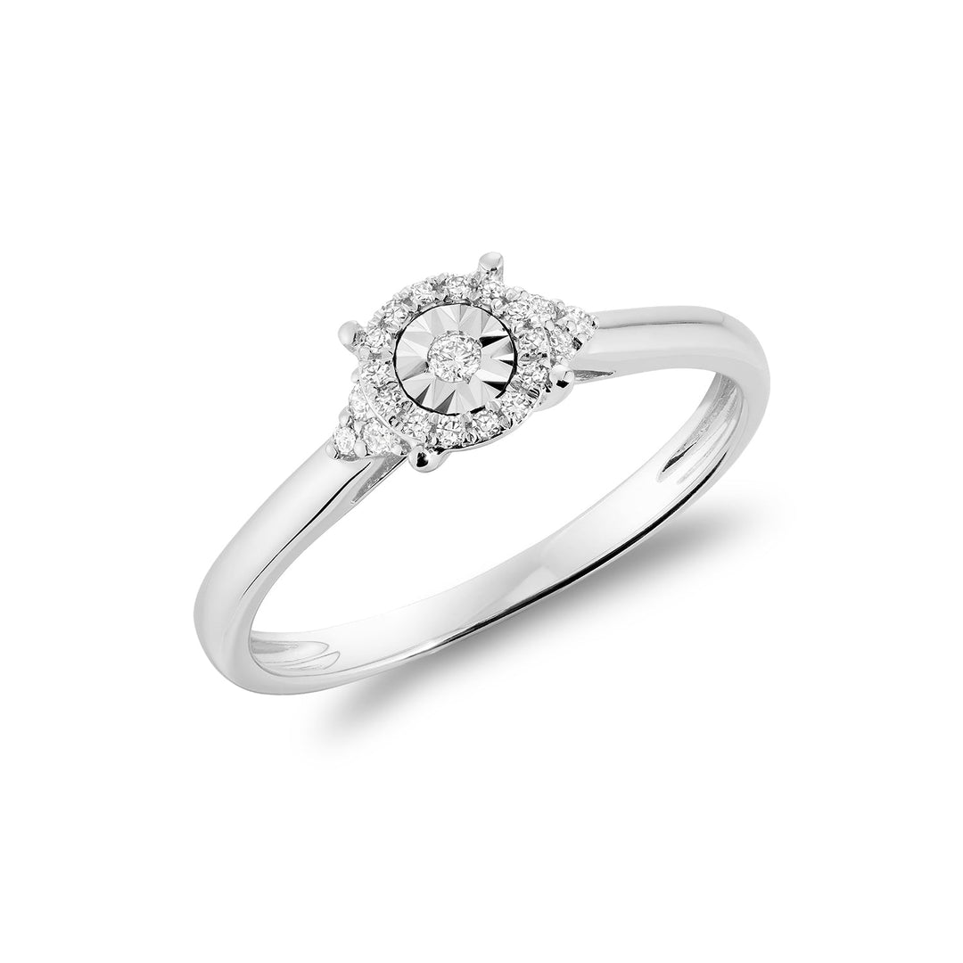 Illusion Setting Diamond Ring - RNB Jewellery